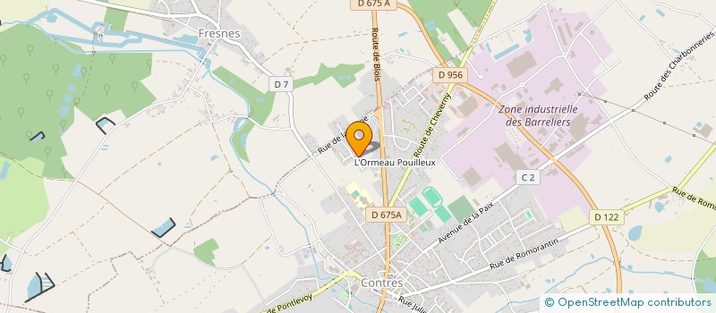 localisation de l'entreprise MADAME LEA SIDHOUM  LE CONTROIS-EN-SOLOGNE