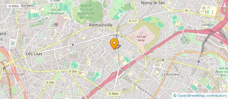 localisation de l'entreprise MADAME LEA SIMHONY à ROMAINVILLE