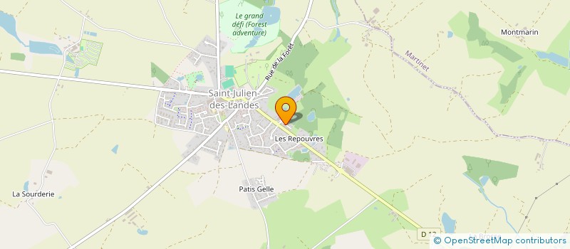 localisation de l'entreprise MADAME LEA SIMON à SAINT-JULIEN-DES-LANDES