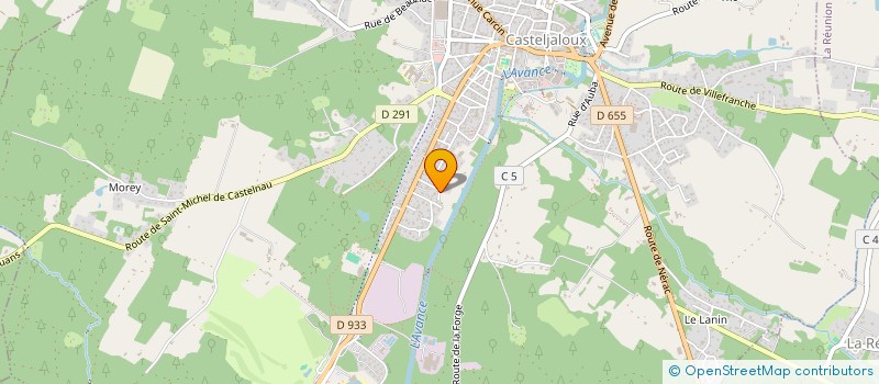 localisation de l'entreprise MADAME LEA SIMON-CHAUTEMS  CASTELJALOUX