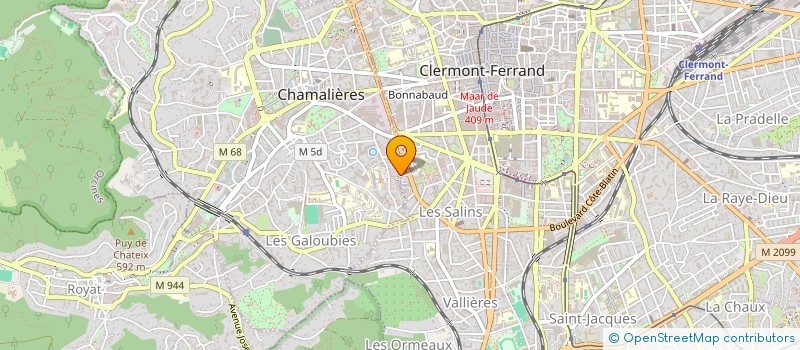 localisation de l'entreprise MADAME LEA SIMONNET à CHAMALIERES