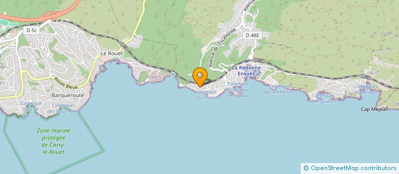 localisation de l'entreprise MADAME LEA SOLLER  ENSUES-LA-REDONNE