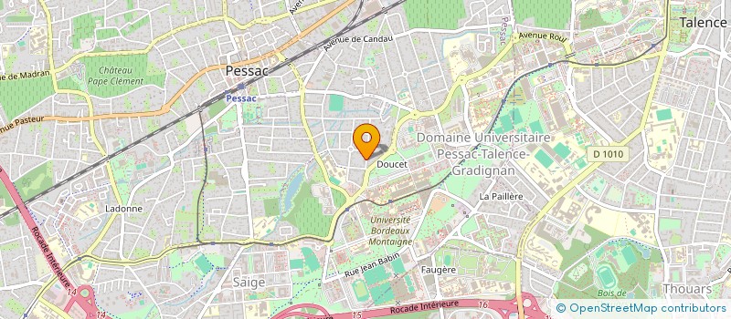 localisation de l'entreprise MADAME LEA SOTO à PESSAC