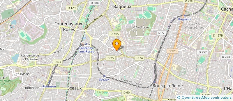 localisation de l'entreprise MADAME LEA SOUFFEZ à FONTENAY-AUX-ROSES