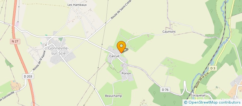 localisation de l'entreprise MADAME LEA SOULET  GONNEVILLE-SUR-SCIE