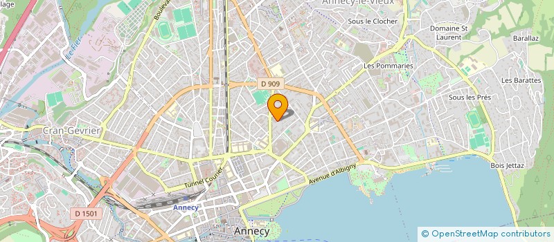 localisation de l'entreprise MADAME LEA SOUYRIS  VEYRIER-DU-LAC