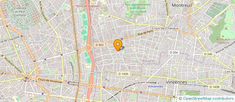 localisation de l'entreprise MADAME LEA SUEUR  MONTREUIL