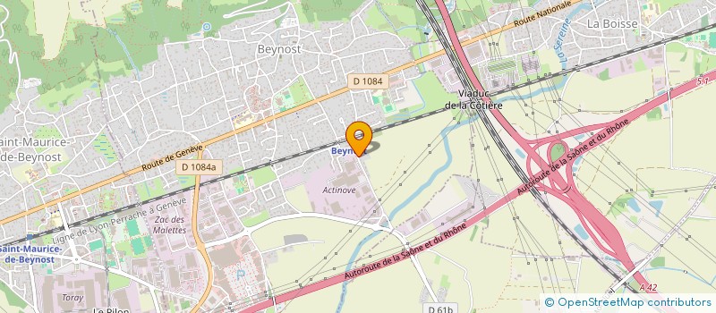 localisation de l'entreprise MADAME LEA TEIXEIRA  BEYNOST