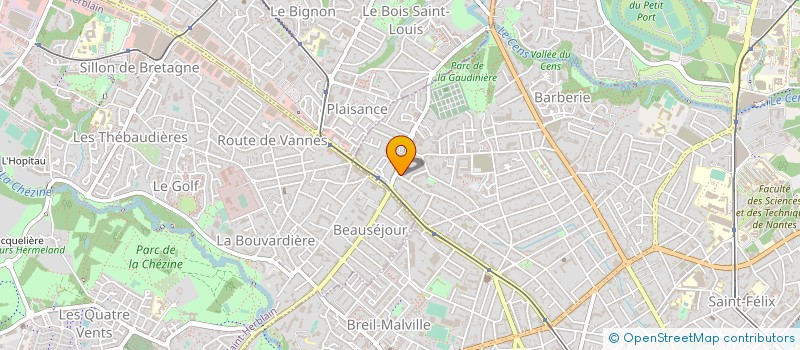 localisation de l'entreprise MADAME LEA TERRIEN à NANTES