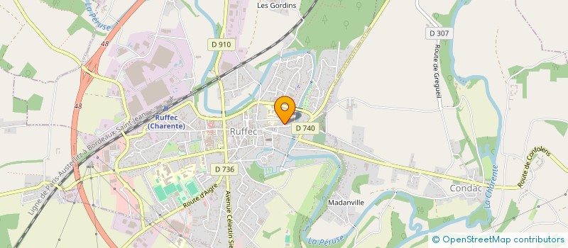 localisation de l'entreprise MADAME LEA TERTRIN  RUFFEC