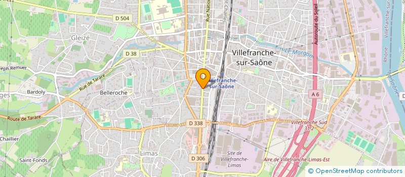 localisation de l'entreprise MADAME LEA TESTA  VILLEFRANCHE-SUR-SAONE