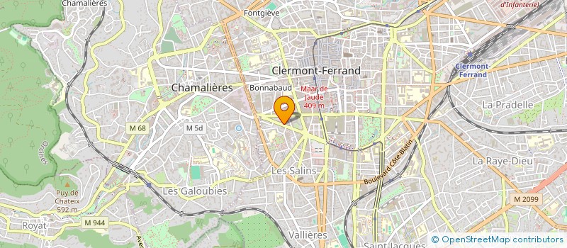 localisation de l'entreprise MADAME LEA THAUMIAUD  CLERMONT-FERRAND