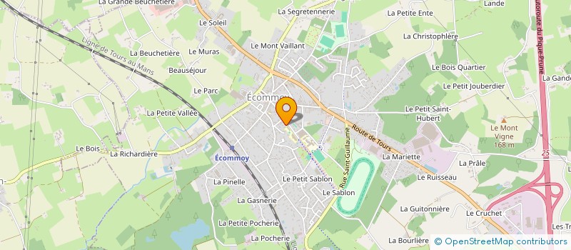 localisation de l'entreprise MADAME LEA THEULEAU  ECOMMOY