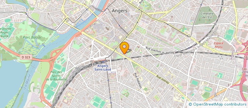 localisation de l'entreprise MADAME LEA THIAU  ANGERS