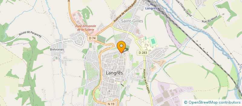 localisation de l'entreprise MADAME LEA THIRIOT à LANGRES