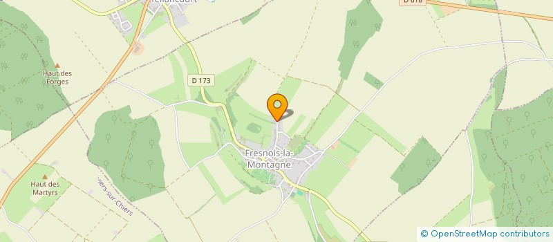 localisation de l'entreprise MADAME LEA THOMAS  FRESNOIS-LA-MONTAGNE