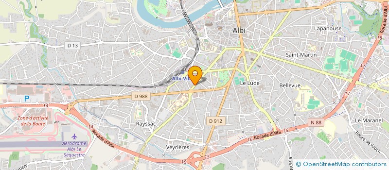 localisation de l'entreprise MADAME LEA THOMAS  ALBI