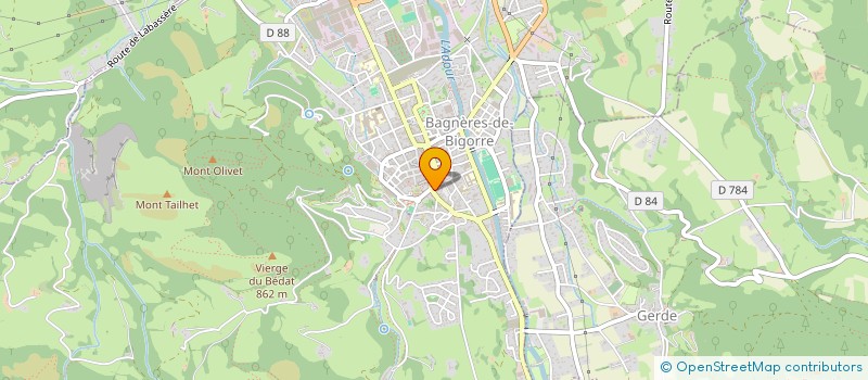 localisation de l'entreprise MADAME LEA TILHAC  BAGNERES-DE-BIGORRE