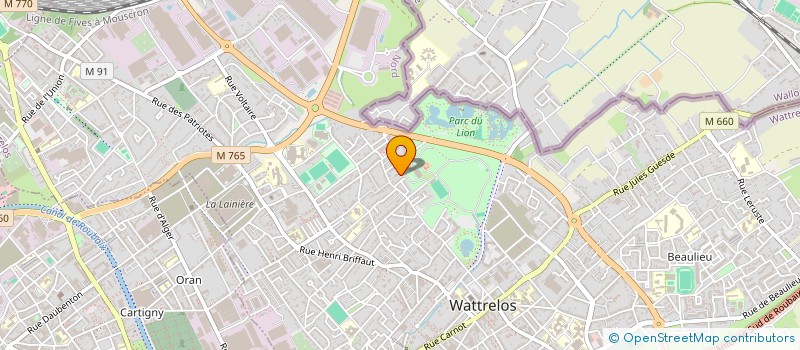 localisation de l'entreprise MADAME LEA TITECA  WATTRELOS