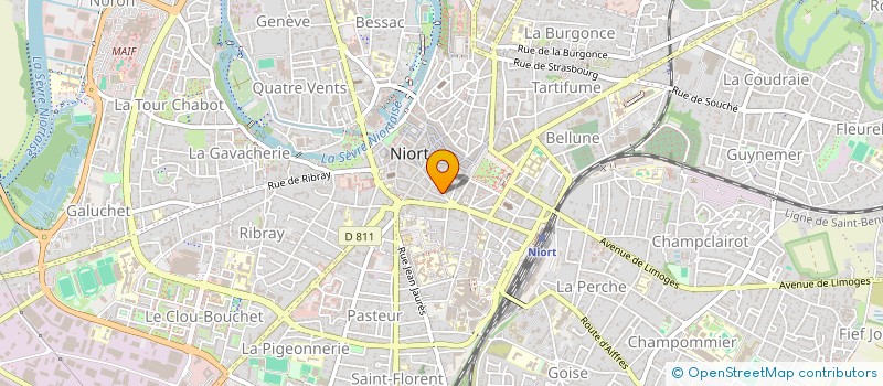 localisation de l'entreprise MADAME LEA TOFFOLETTI à NIORT