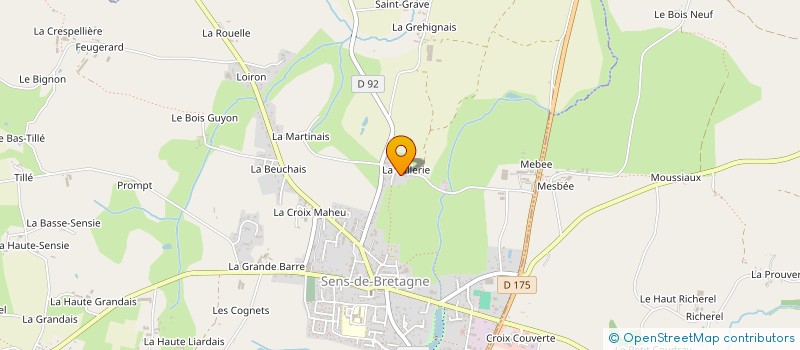 localisation de l'entreprise MADAME LEA TONDEUX à SENS-DE-BRETAGNE