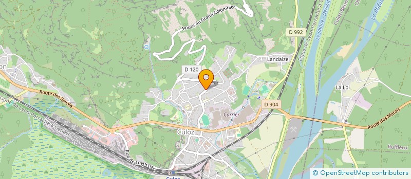 localisation de l'entreprise MADAME LEA TONNELLE-KOUYATE  CULOZ-BEON