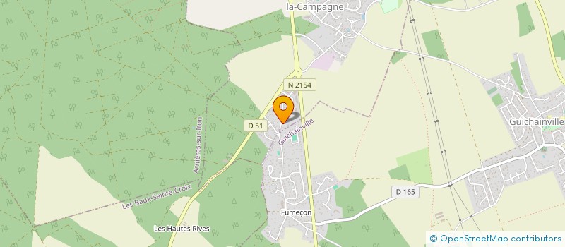 localisation de l'entreprise MADAME LEA TONNELLIER  GAUVILLE-LA-CAMPAGNE