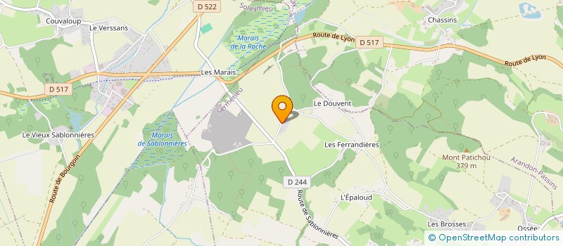 localisation de l'entreprise MADAME LEA TORRAS-VIDAL  SERMERIEU