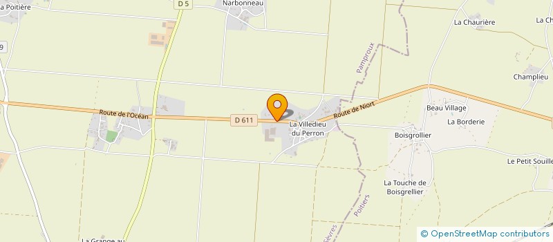 localisation de l'entreprise MADAME LEA TOURNEUR  PAMPROUX