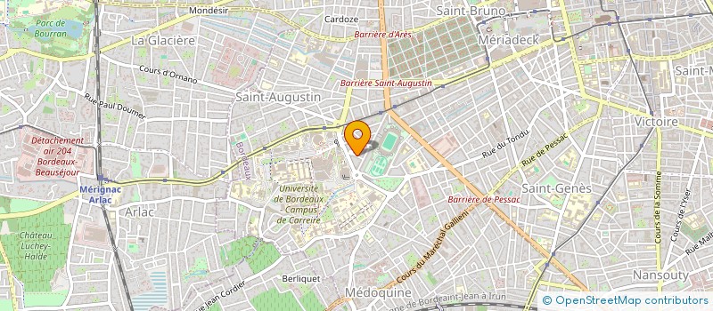 localisation de l'entreprise MADAME LEA TRAORE à BORDEAUX