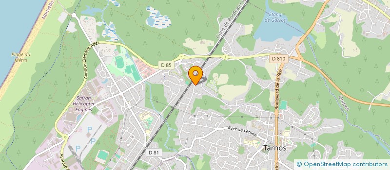 localisation de l'entreprise MADAME LEA TRAVERS  TARNOS