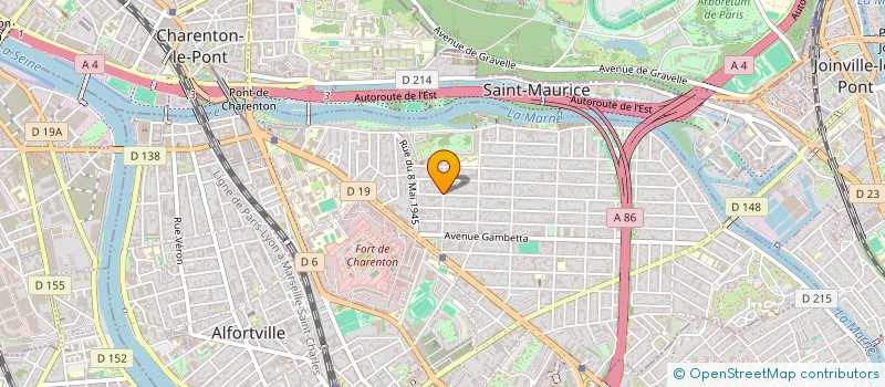 localisation de l'entreprise MADAME LEA TUIL  MAISONS-ALFORT