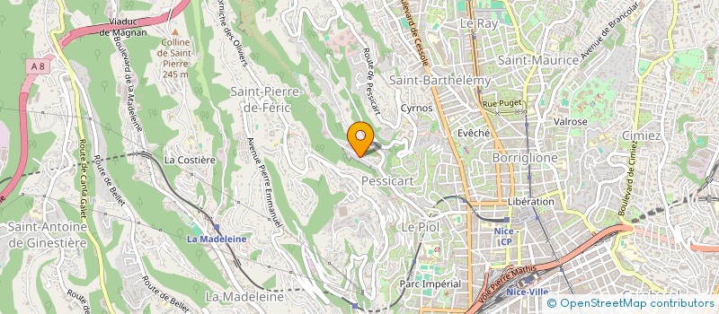 localisation de l'entreprise MADAME LEA TURPAIN  NICE