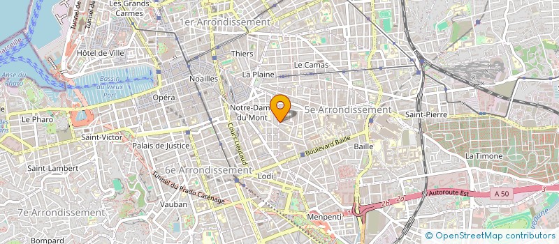 localisation de l'entreprise MADAME LEA TUTELE à MARSEILLE