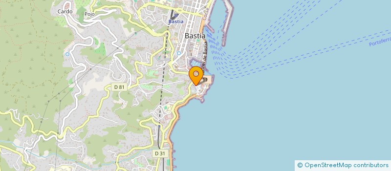 localisation de l'entreprise MADAME LEA UESHIMA BERTIN  BASTIA