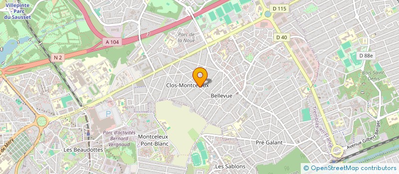 localisation de l'entreprise MADAME LEA VALENTI à VILLEPINTE