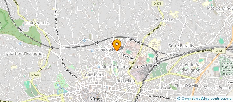 localisation de l'entreprise MADAME LEA VAN OVERMEIRE  NIMES