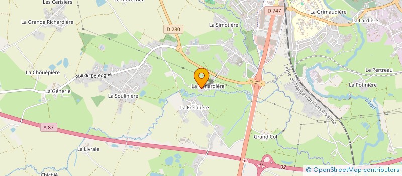 localisation de l'entreprise MADAME LEA VANDENBERG  AUBIGNY-LES CLOUZEAUX