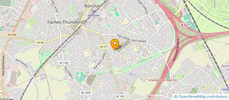 localisation de l'entreprise MADAME LEA VANDEROSIEREN  RONCHIN