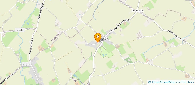 localisation de l'entreprise MADAME LEA VANDEVELDE  STEENVOORDE