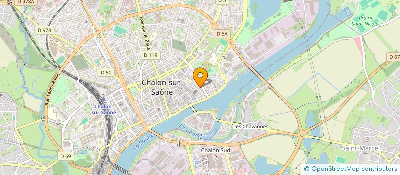 localisation de l'entreprise MADAME LEA VANUXEM  CHALON-SUR-SAONE