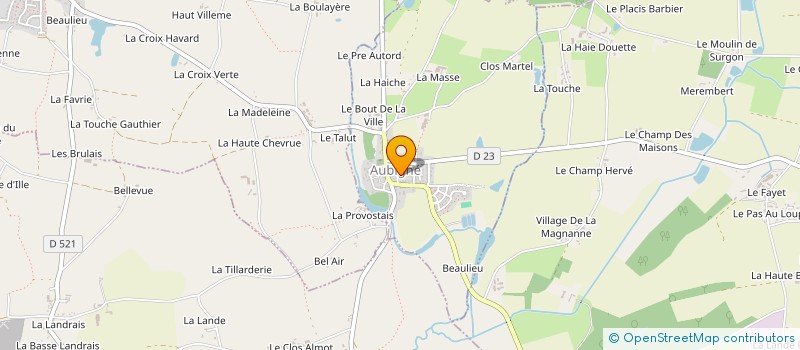 localisation de l'entreprise MADAME LEA VARNEROT  AUBIGNE