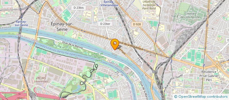 localisation de l'entreprise MADAME LEA VASA à EPINAY-SUR-SEINE