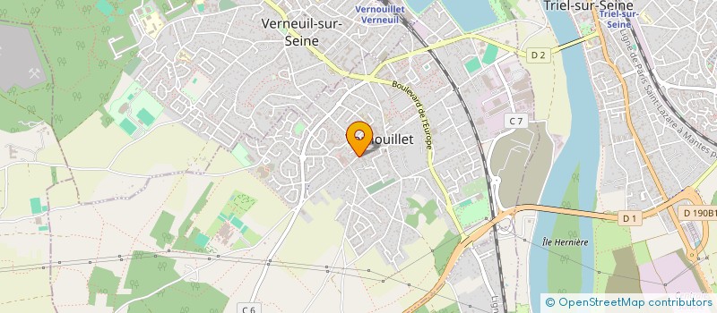localisation de l'entreprise MADAME LEA VAZ à VERNOUILLET