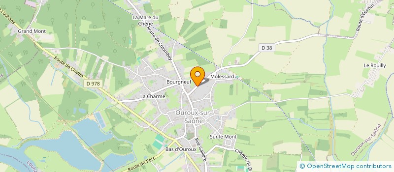 localisation de l'entreprise MADAME LEA VELON  OUROUX-SUR-SAONE