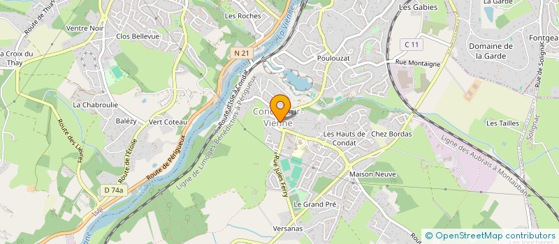 localisation de l'entreprise MADAME LEA VENTURA  BARBEZIEUX-SAINT-HILAIRE