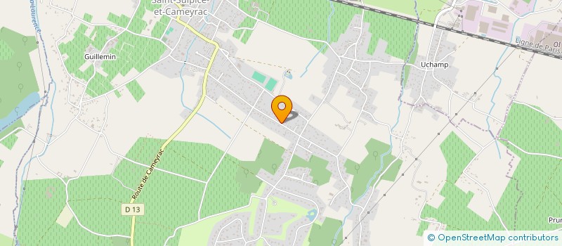 localisation de l'entreprise MADAME LEA VERDIER  SAINT-SULPICE-ET-CAMEYRAC