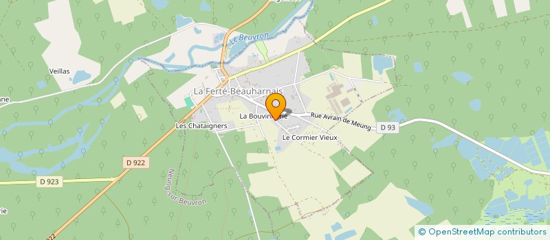 localisation de l'entreprise MADAME LEA VERDUN  LA FERTE-BEAUHARNAIS