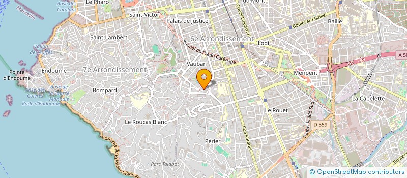 localisation de l'entreprise MADAME LEA VEROT LEA à MARSEILLE