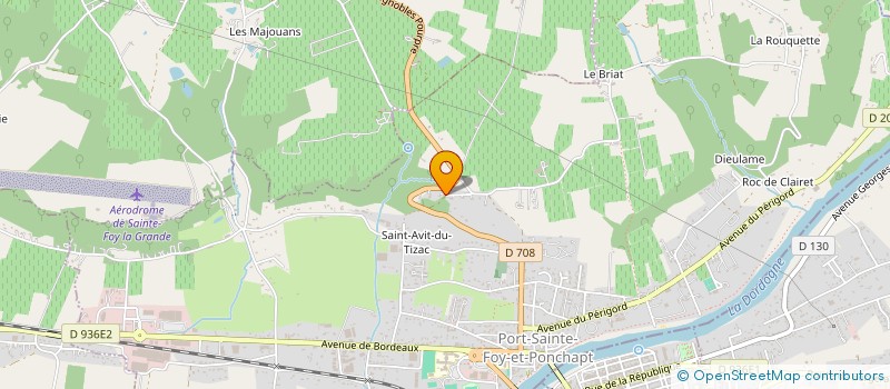 localisation de l'entreprise MADAME LEA VERRAL  PORT-SAINTE-FOY-ET-PONCHAPT